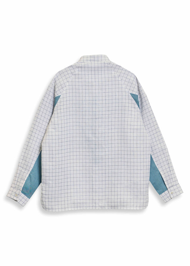 LAZY EYE LINEN SHIRT IN WHITE